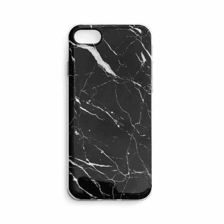 Wozinsky Marble żelowe etui pokrowiec marmur Xiaomi Mi 10 Lite czarny