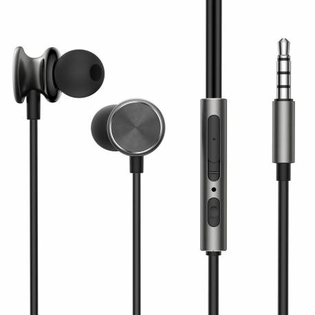 Przewodowe Słuchawki Douszne Joyroom Wired Series Jr-Ew03 - Ciemnoszare