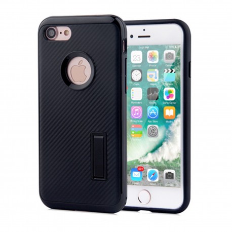 Apple iPhone 7 / 8 – Etui case Kickstand carbon