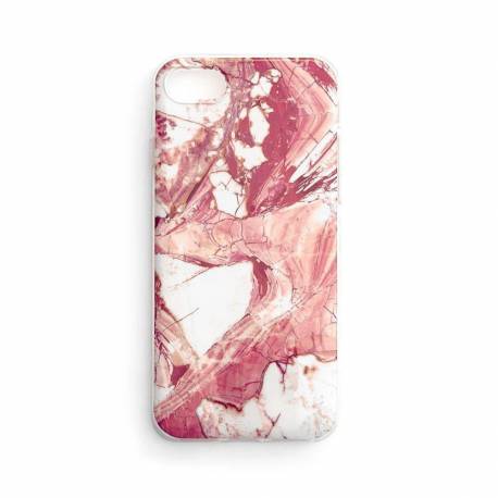 Wozinsky Marble żelowe etui pokrowiec marmur iPhone 13 Pro różowy