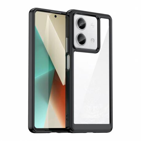 Etui Outer Space Case Z Żelową Ramką Do Xiaomi Redmi Note 13 Pro - Czarne