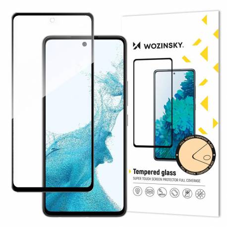 Wozinsky super wytrzymałe szkło hartowane Full Glue na cały ekran z ramką Case Friendly Samsung Galaxy A33 5G czarny