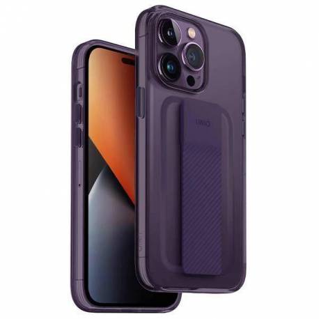 UNIQ etui Heldro Mount iPhone 14 Pro Max 6,7" fioletowy/fig purple
