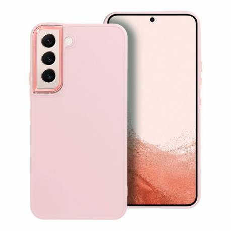 Futerał Frame Do Samsung S22 Pudrowy Róż