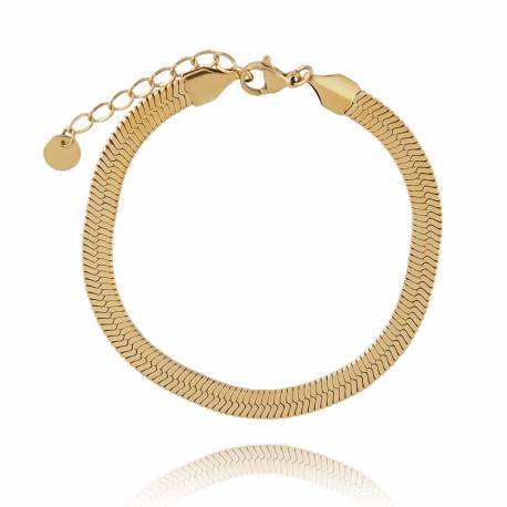 Bransoletka Na Rękę Stal Chirurgiczna Pozłacana 14K Złotem Bst1480