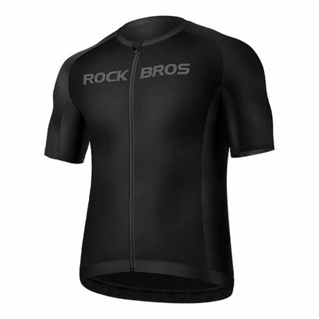 Koszulka Rowerowa Rockbros 15120002007 Z Krótkim Rękawem Xxxxl - Czarna