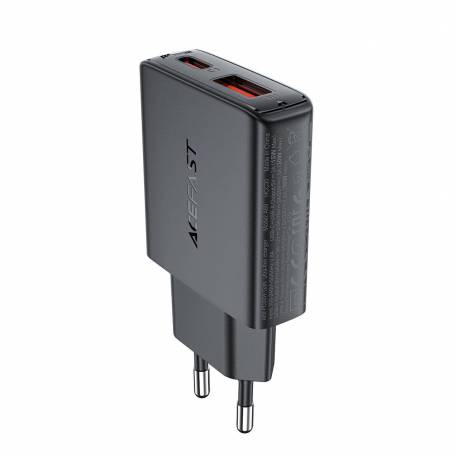 Ładowarka Sieciowa Acefast A69 Pd 30W Gan Usb-A Usb-C - Czarna