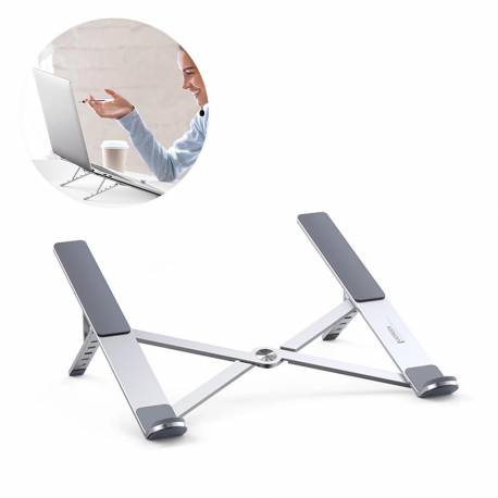 Ugreen Składana Regulowana Podstawka Pod Laptopa Srebrny (Lp451)