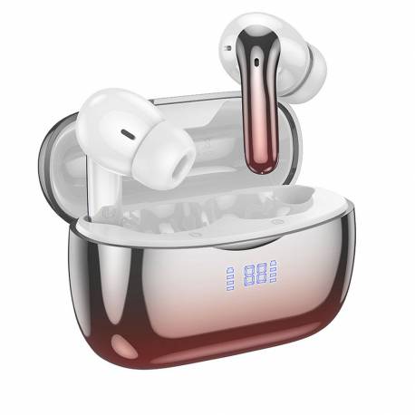 Hoco Słuchawki Bezprzewodowe Bluetooth Tws Anc+Enc Eq16 Czerowne