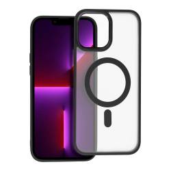 Futerał Matte Mag Cover Kompatybilny Z Magsafe Do Iphone 13 Pro Max Czarny