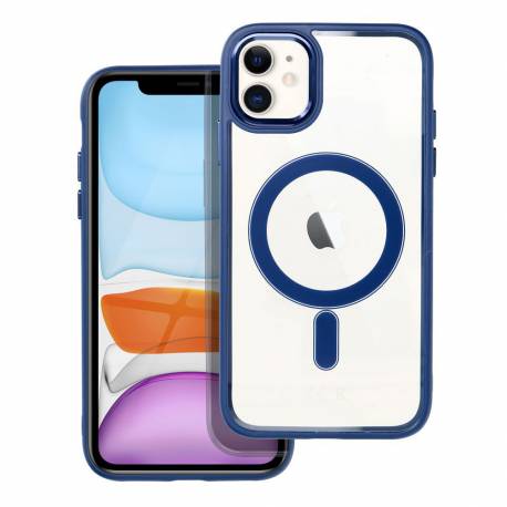 Futerał Color Edge Mag Cover Kompatybilny Z Magsafe Do Iphone 11 Niebieski