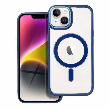 Futerał Color Edge Mag Cover Kompatybilny Z Magsafe Do Iphone 14 Niebieski