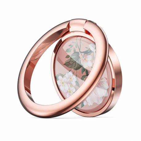 Uchwyt / Ring Tech-Protect Magnetic Phone Ring Z Funkcją Stojaka - Różowe Kwiaty