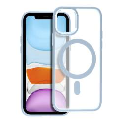 Futerał Matte Mag Cover Kompatybilny Z Magsafe Do Iphone 11 Pro Niebieski