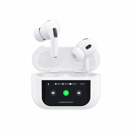 Słuchawki Dudao U19 Douszne Tws Bezprzewodowe Bluetooth 5.3 Z Wyświetlaczem Led - Białe