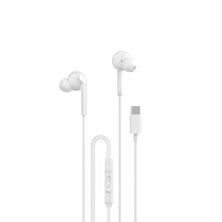 Słuchawki Dudao X3C+ Przewodowe Usb-C Dokanałowe 1.2M - Białe