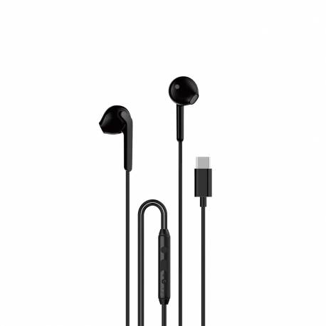 Słuchawki Dudao X3C Douszne Przewodowe Usb-C 1.2M - Czarne