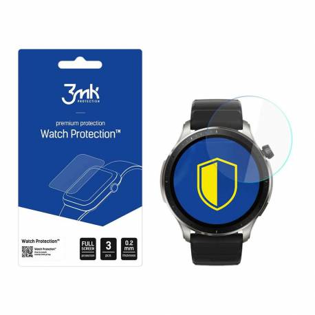 Szkło Hybrydowe 3Mk Watch Protection™ V. Flexibleglass Na Amazfit Gtr 4 46 Mm