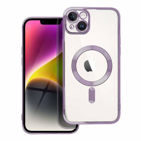 Futerał Electro Mag Cover Kompatybilny Z Magsafe Do Iphone 14 Plus Fioletowy