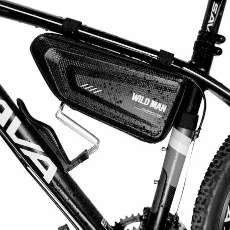 Uchwyt rowerowy / trójkątna torba pod ramę na zamek WILDMAN E4 1,5L 4" - 7"