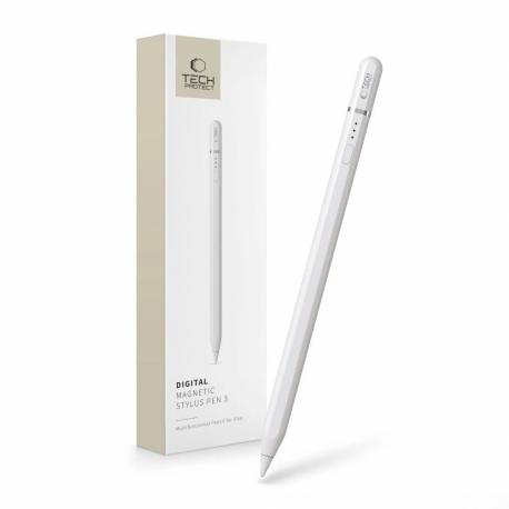 Rysik Tech-Protect Digital Magnetic Stylus Pen 3 Magnetyczny Do Tabletu Ipad - Biały