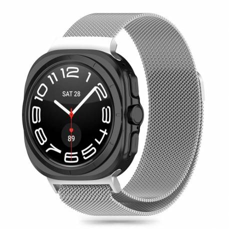 Pasek Tech-Protect Milaneseband Na Samsung Galaxy Watch Ultra (47 Mm) - Srebrny