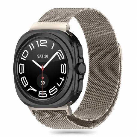 Pasek Tech-Protect Milaneseband Na Samsung Galaxy Watch Ultra (47 Mm) - Beżowy