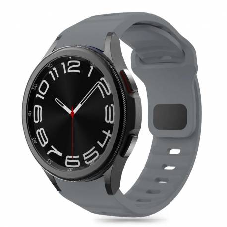 Pasek Tech-Protect Silicone Line Na Samsung Galaxy Watch 4 / 5 / 5 Pro / 6 / 7 / Fe - Szary