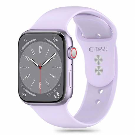 Pasek Tech-Protect Silicone Na Apple Watch 4 / 5 / 6 / 7 / 8 / 9 / Se / Ultra 1 / 2 (42 / 44 / 45 / 49 Mm) - Fioletowy