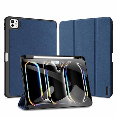 Etui Dux Ducis Domo Z Klapką I Smart Sleep Na Xiaomi Pad 6 / 6 Pro - Niebieskie