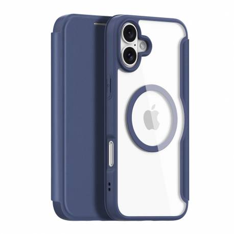 Etui Dux Ducis Skin X Pro Na Iphone 16 Z Magsafe I Klapką - Niebieskie