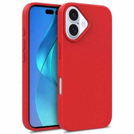 Etui Multiple Color Wheat Case Magsafe Na Iphone 16 - Czerwone