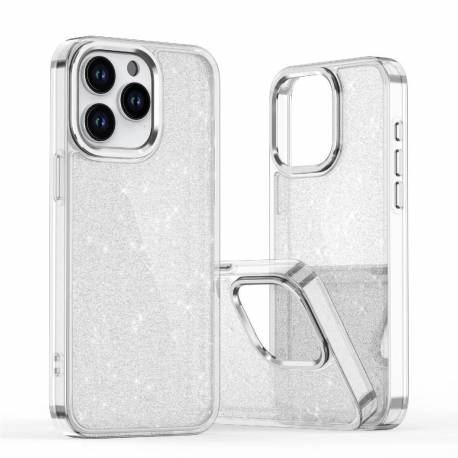 Etui Glitter Case Na Iphone 16 Pro Max - Przezroczyste Z Brokatem
