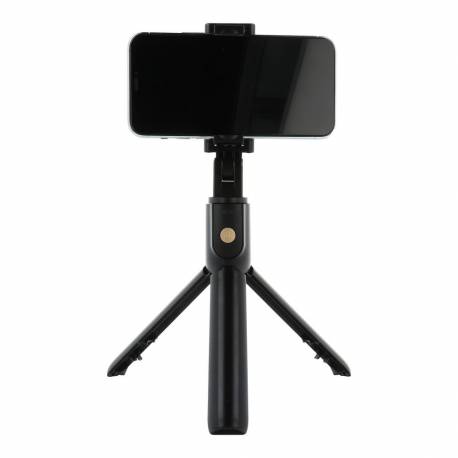 Zestaw / uchwyt do selfie z pilotem na bluetooth tripod K07 czarny