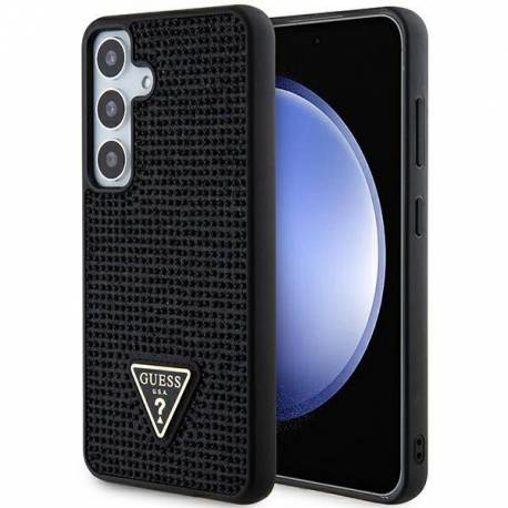 Etui Guess Rhinestone Triangle Na Samsung Galaxy S24 - Czarne