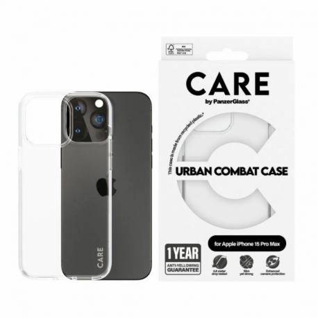 Etui Care By Panzerglass Urban Combat Case Na Iphone 15 Pro Max - Przezroczyste