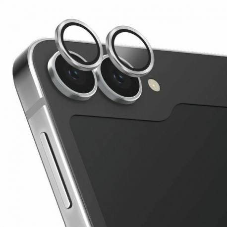 Szkło Hartowane Uniq Optix Auminium Na Obiektyw Z Aplikatorem Na Samsung Galaxy Z Flip 6 - Srebrne