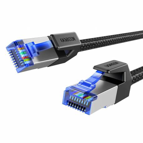 Kabel Ugreen Nw153 Ethernet Rj45 Cat8 Miedziany Rdzeń 1.5M - Czarny