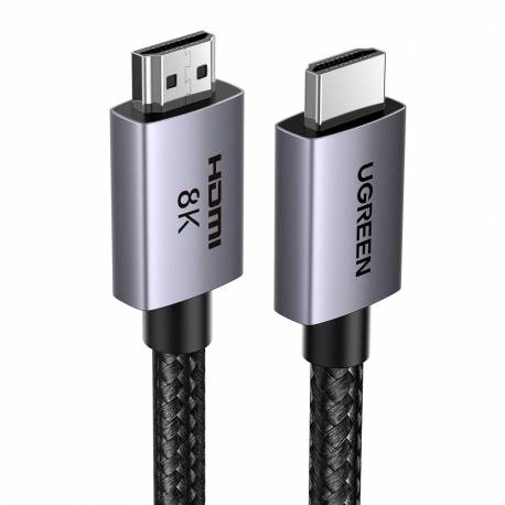 Kabel Ugreen Hd171 Ze Złączami Hdmi 2.1 8K Certyfikowany O Długości 3 M - Szary