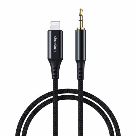 Kabel Choetech Aux009 Lighting / Mini Jack 3.5Mm 2 M - Czarny
