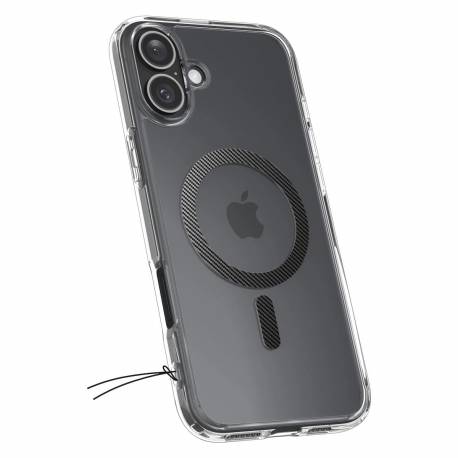 Spigen Ultra Hybrid Magsafe Carbon Fiber Na Iphone 16 - Ciemnoszare