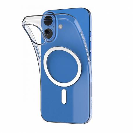 Etui Silikonowe Puro 03 Mag Magsafe Do Iphone 16 Plus - Przeroczyste