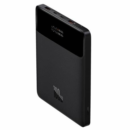 Powerbank Baseus Blade Ppbl000201 20000 Mah 2X Usb-A 2X Usb-C 100W - Czarny + Kabel Usb-C