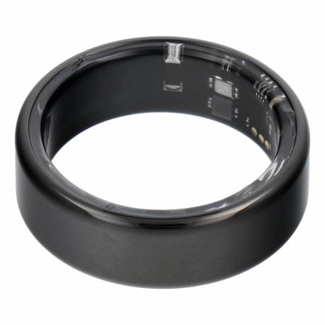 Smart Ring R11M- Inteligentny Pierścień Ze Stali Ze Stacją Ładującą Rozmiar 7 (17,3Mm) Czarny