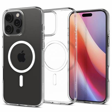 Spigen Futerał Liquid Crystal Mag Kompatybilny Z Magsafe Do Iphone 16 Pro Max Clear