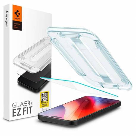 Spigen Szkło Hartowane Glas.tr ”Ez Fit” Do Iphone 16 Pro Clear