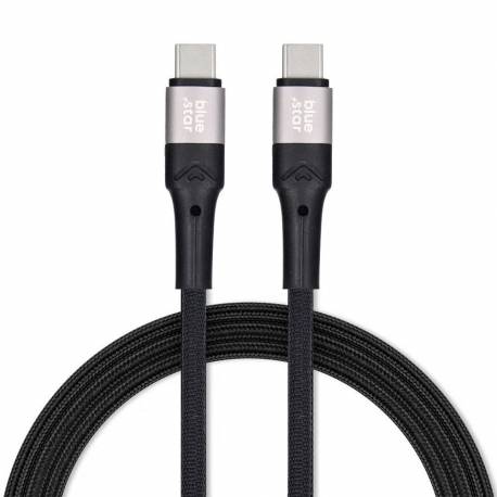 Kabel Blue Star Z Oplotem Ze Złączem Usb C Do Usb C 3A 60W 2M