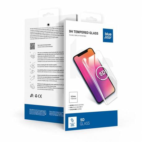 Szkło Hartowane Blue Star 5D - Do Samsung A55 5G (Full Glue/case Friendly) - Czarny