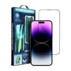 5D Full Glue Tempered Glass - Do Iphone 16 Pro Czarny + Aplikator