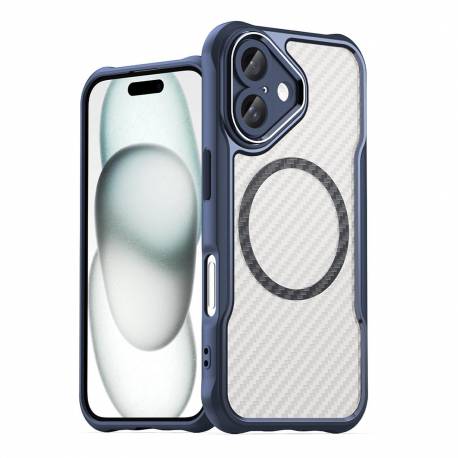 Etui Silikonowe Leading Series Magsafe Do Iphone 16 Plus - Niebieskie